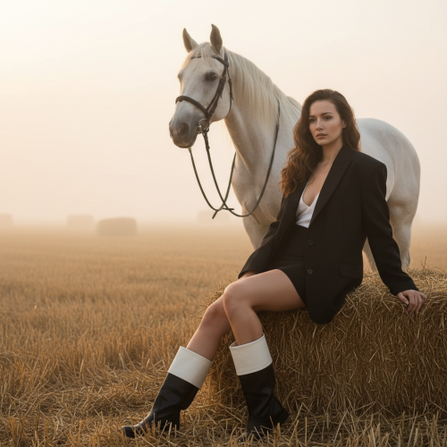 Фэшн-портрет в стиле люкс