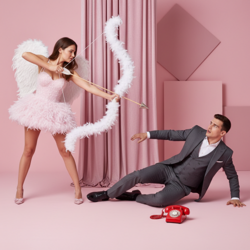 Купидон в студии