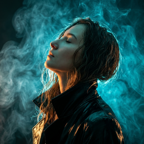 Арт-фотография с дымом