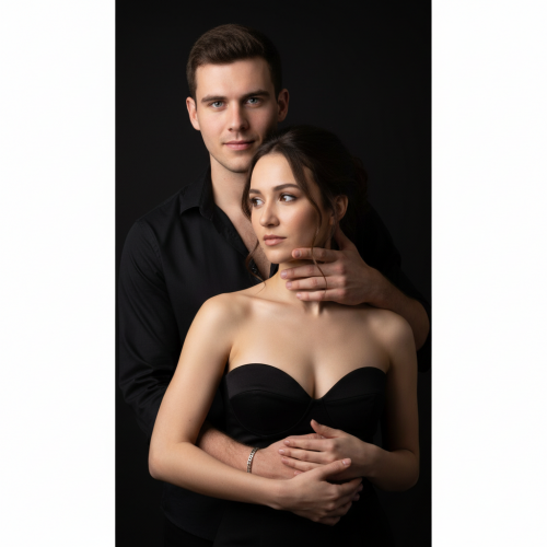 Пара в чёрном